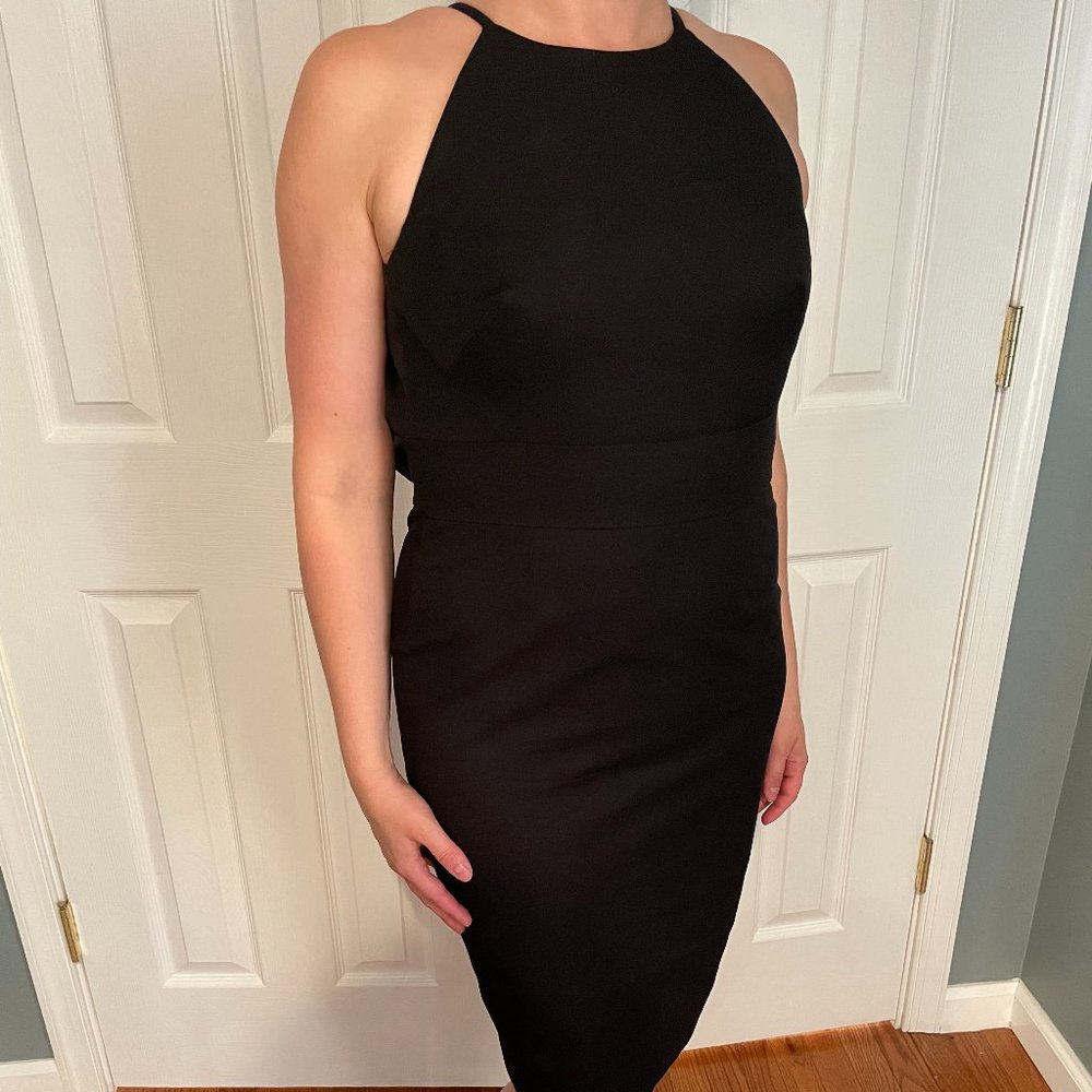 Banana Republic Halter Style little Black Dress
